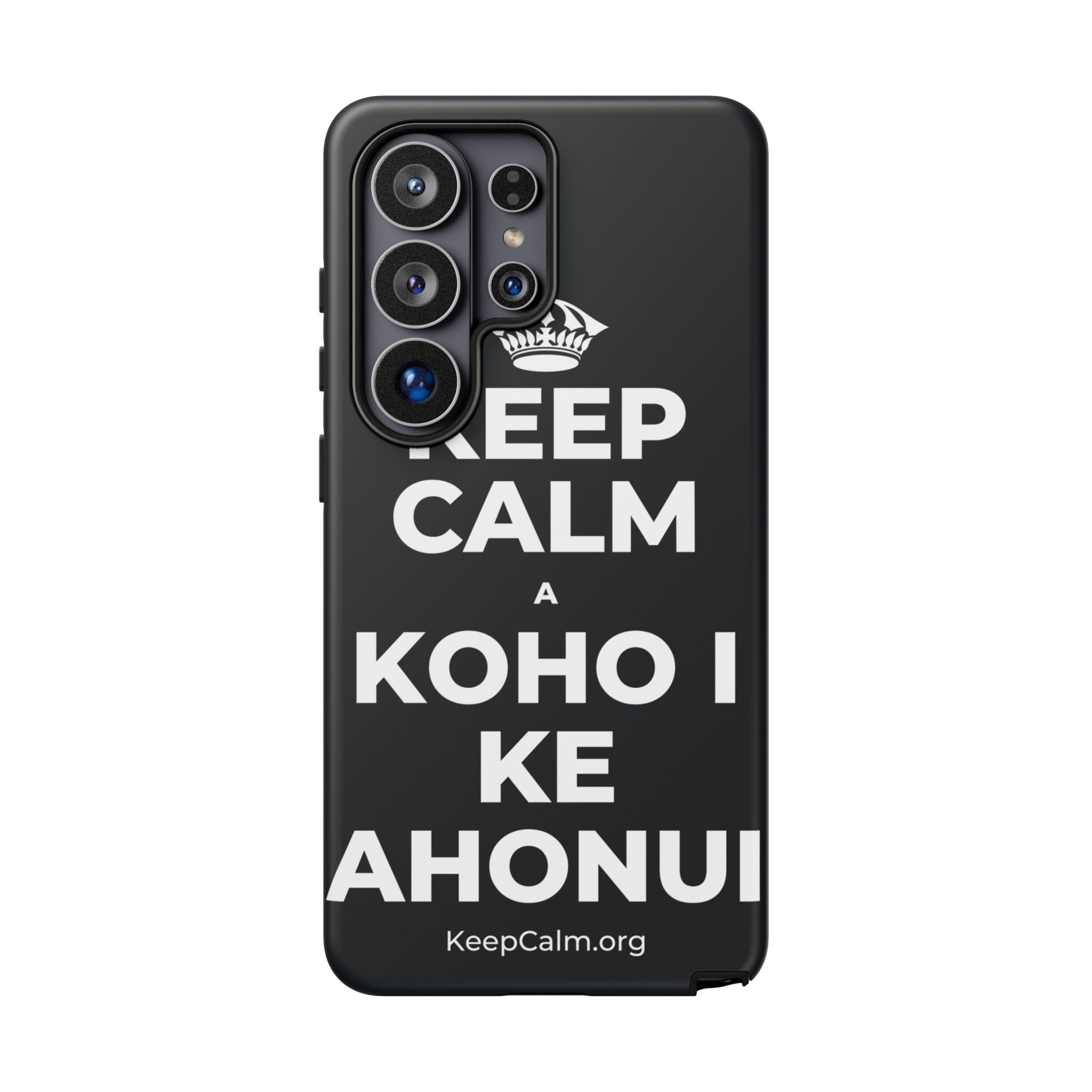 KEEP CALM A KOHO I KE AHONUI Phone Case (Dark)