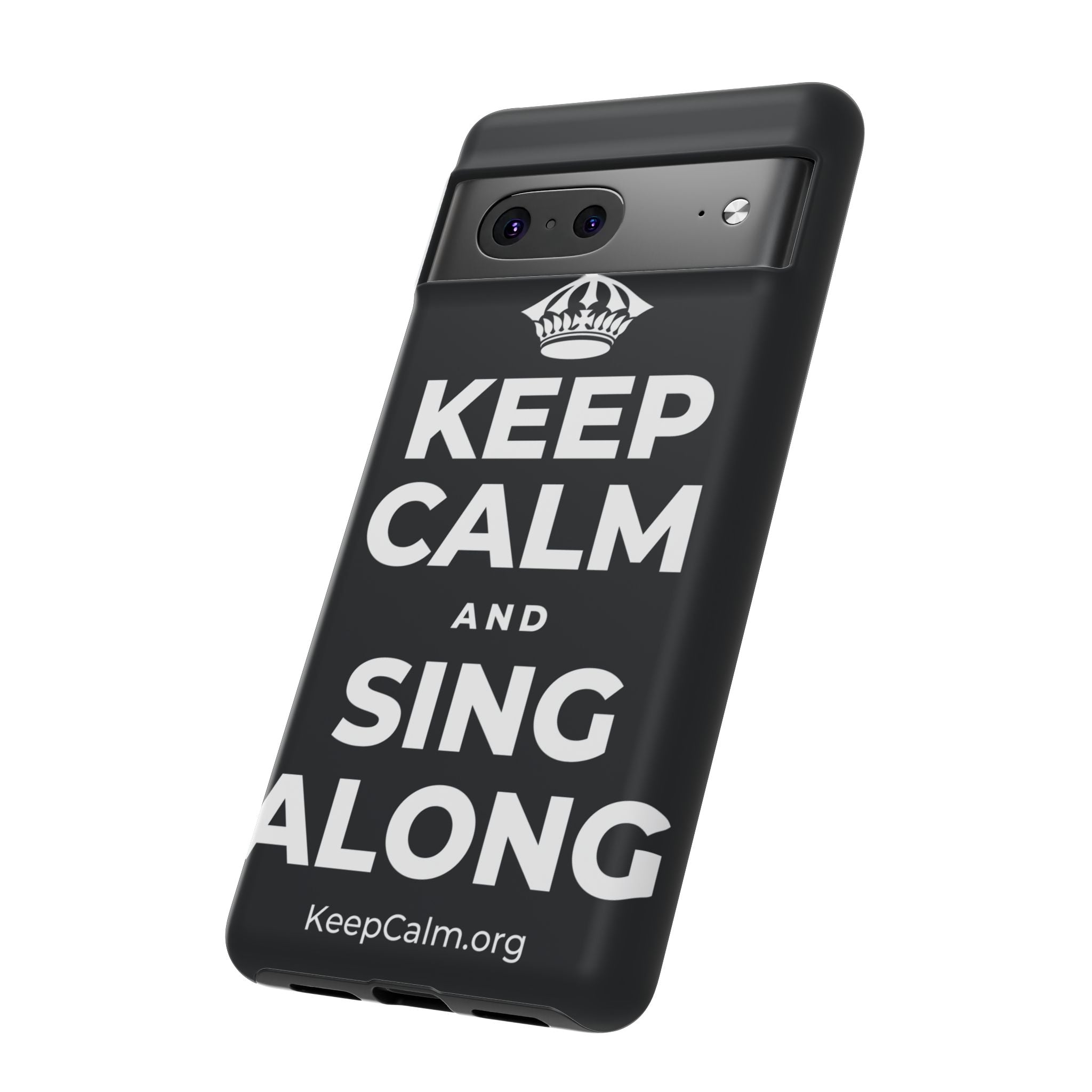 KEEP CALM AND SING ALONG Phone Case (Dark)