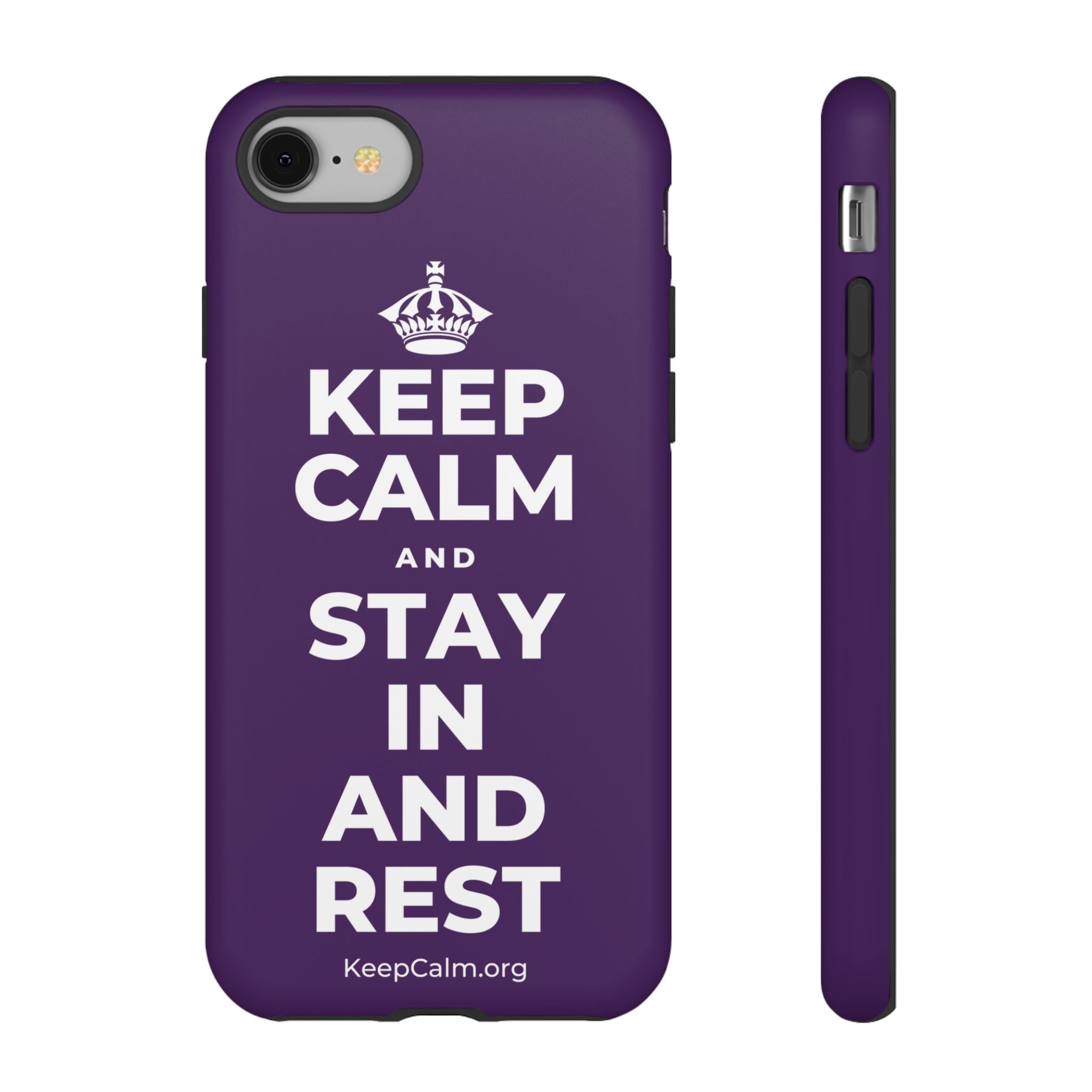 KEEP CALM AND STAY IN AND REST Phone Case