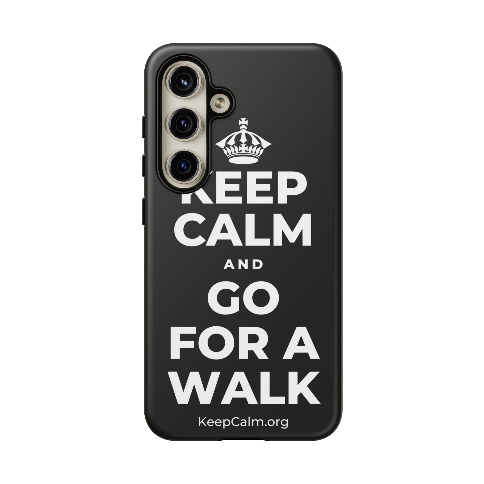KEEP CALM AND GO FOR A WALK Phone Case