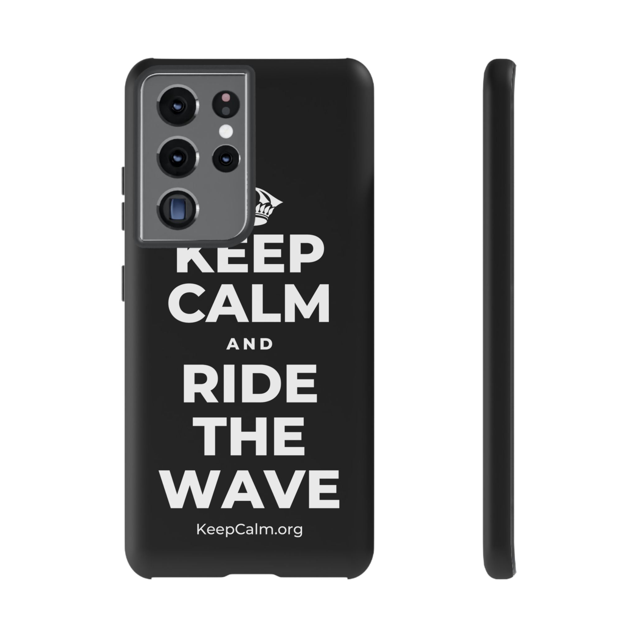 KEEP CALM AND RIDE THE WAVE Phone Case