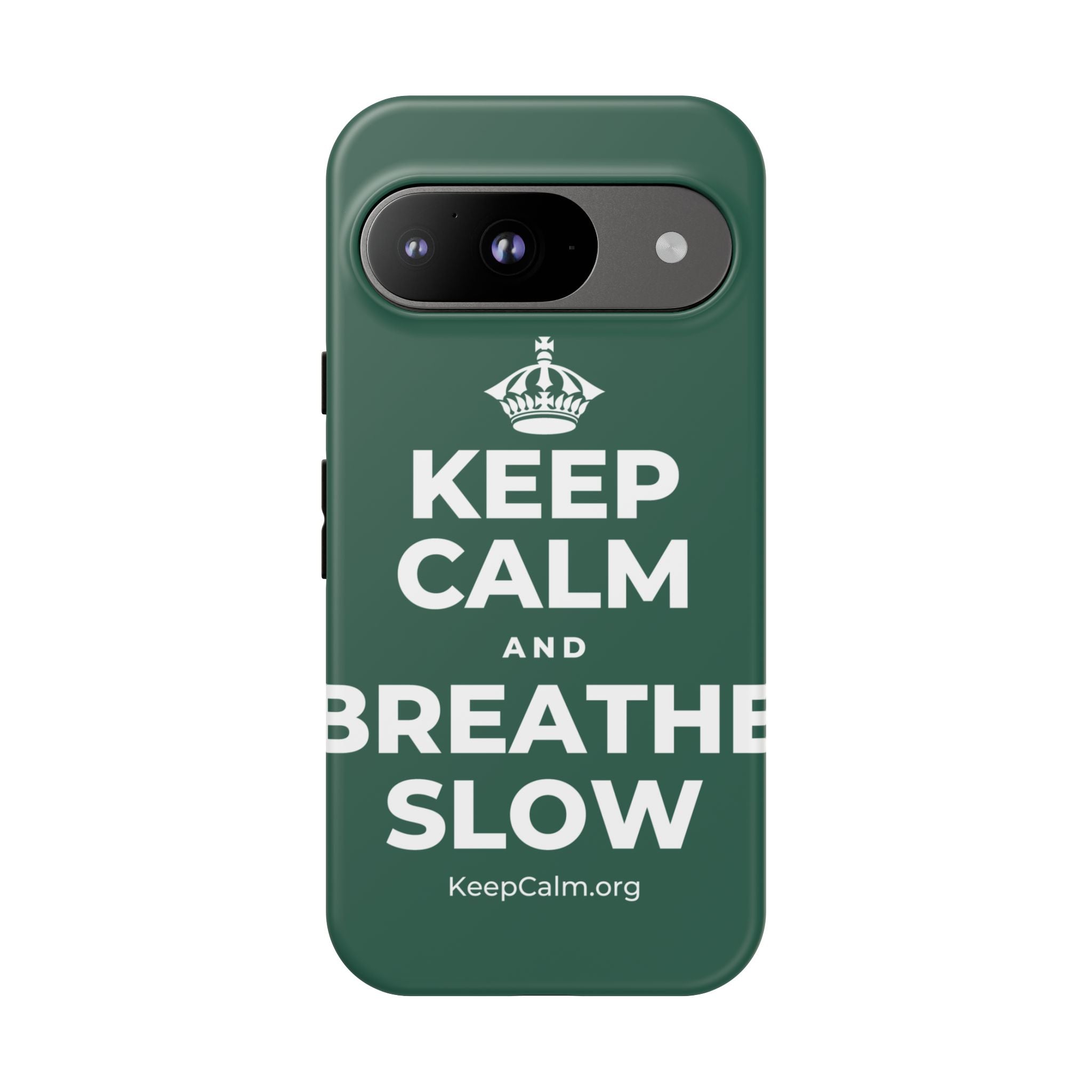 KEEP CALM AND BREATHE SLOW Phone Case