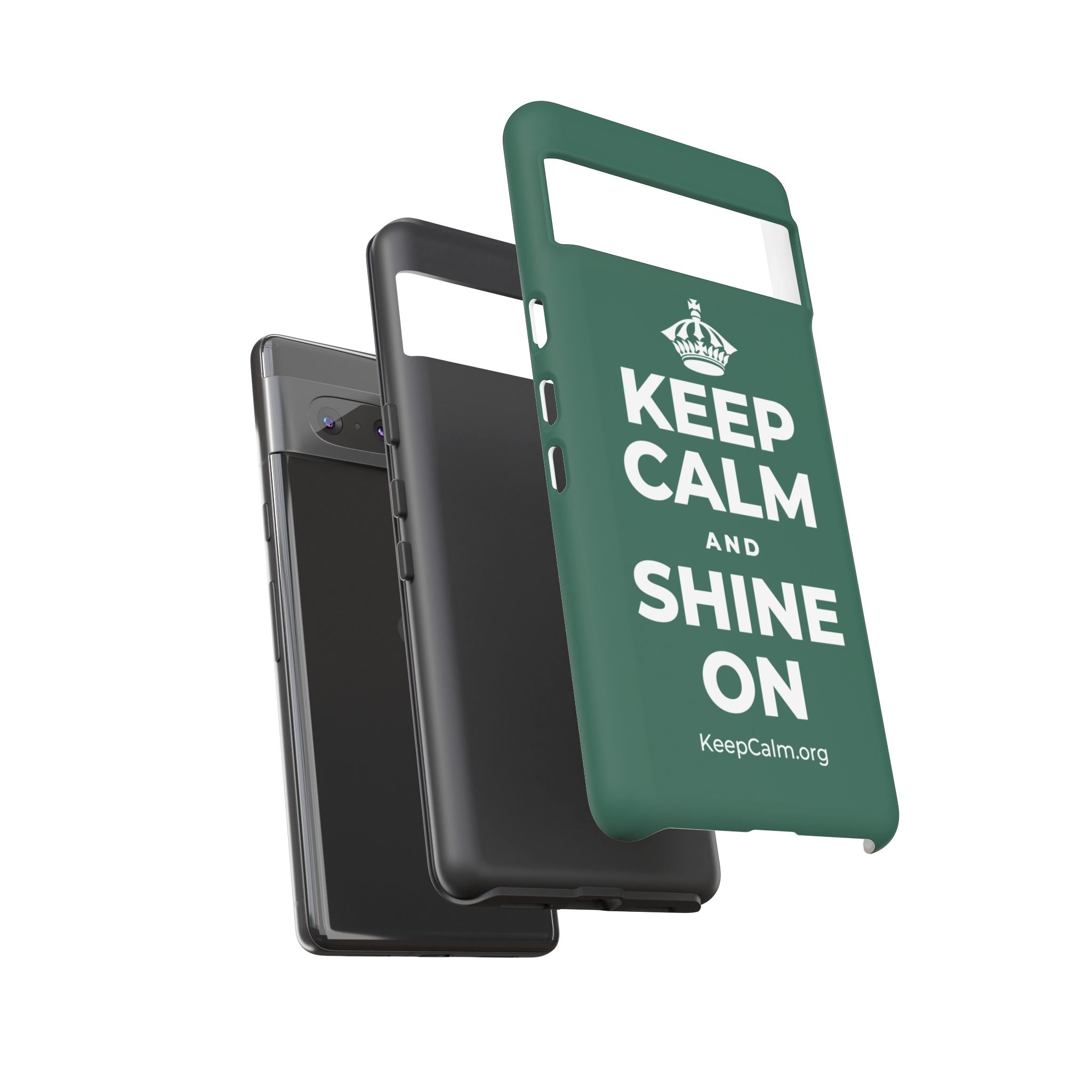 KEEP CALM AND SHINE ON Phone Case