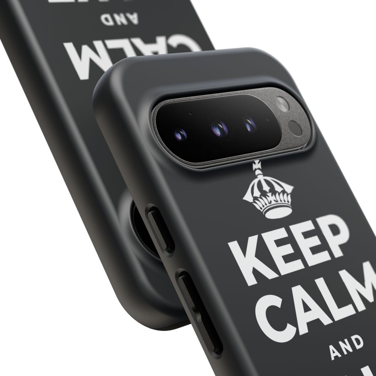 KEEP CALM AND TAKE FLIGHT Phone Case (Dark)