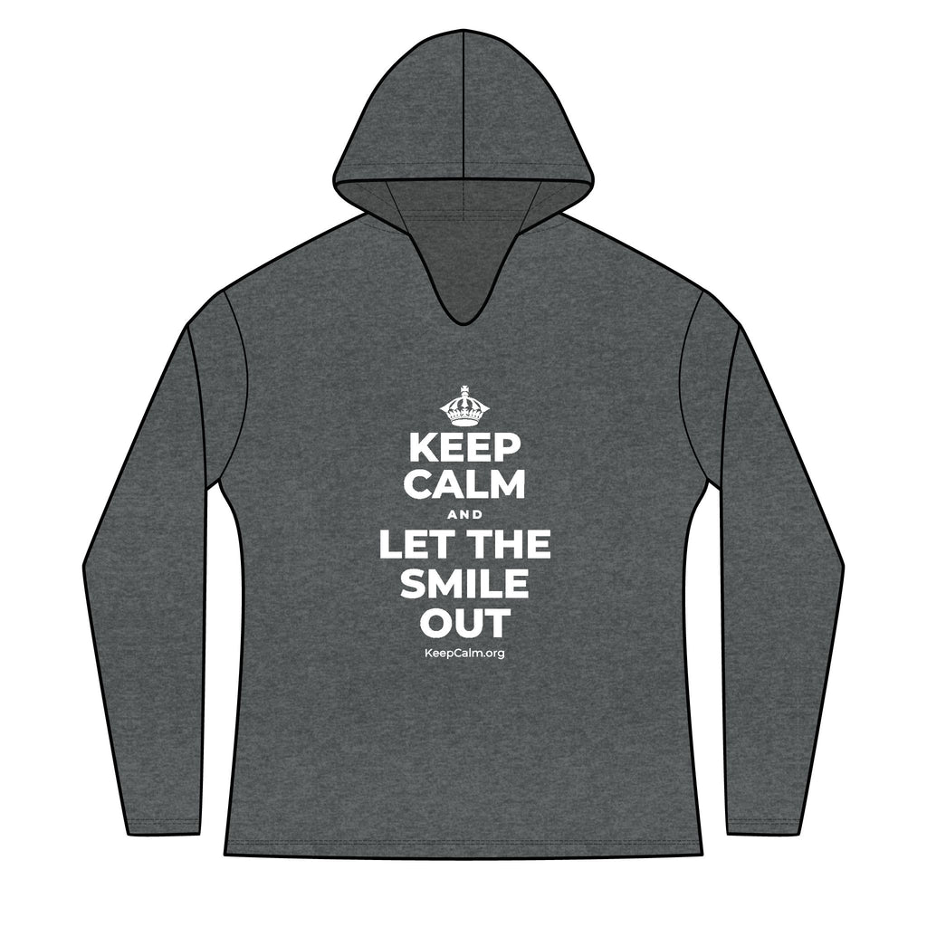 KEEP CALM AND LET THE SMILE OUT Women's Long Sleeve Hoodie