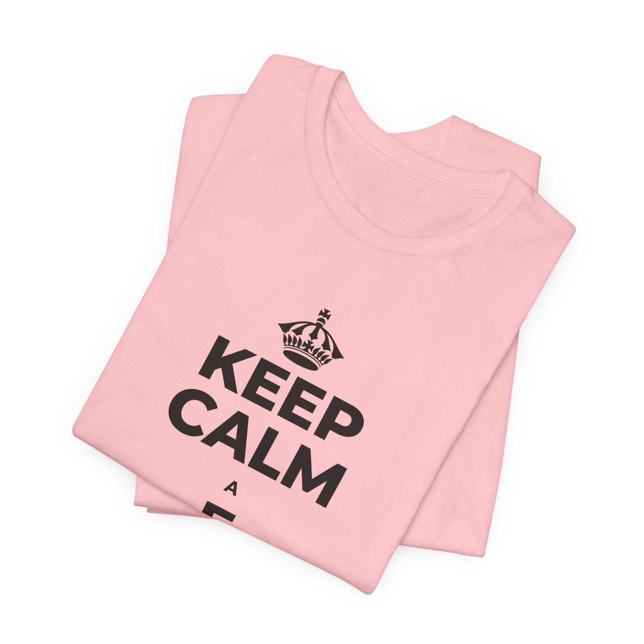 KEEP CALM A E HAʻAHEO IĀ ʻOE IHO T-Shirt (White–Asphalt)