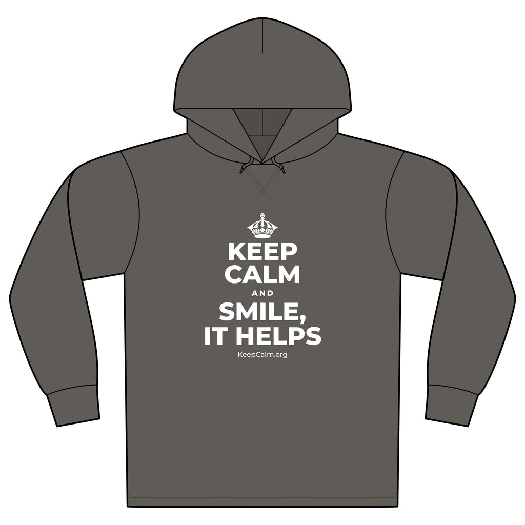 KEEP CALM AND SMILE, IT HELPS Organic Hoodie Tee