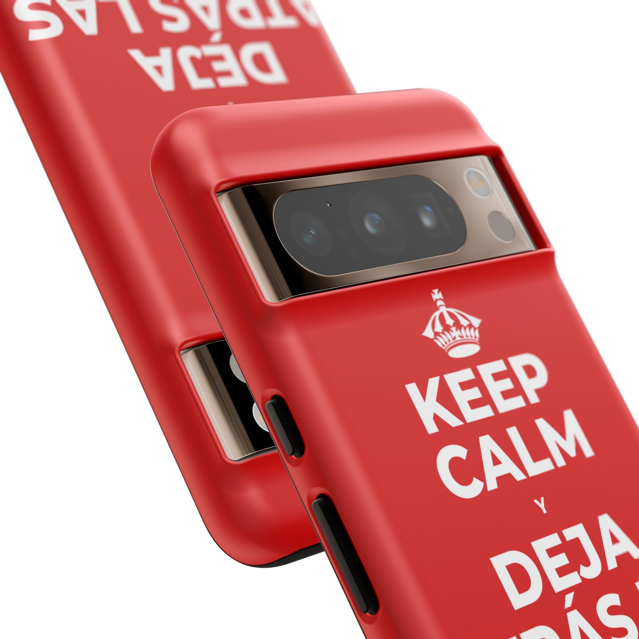 KEEP CALM Y DEJA ATRÁS LAS VIEJAS CARGAS Phone Case