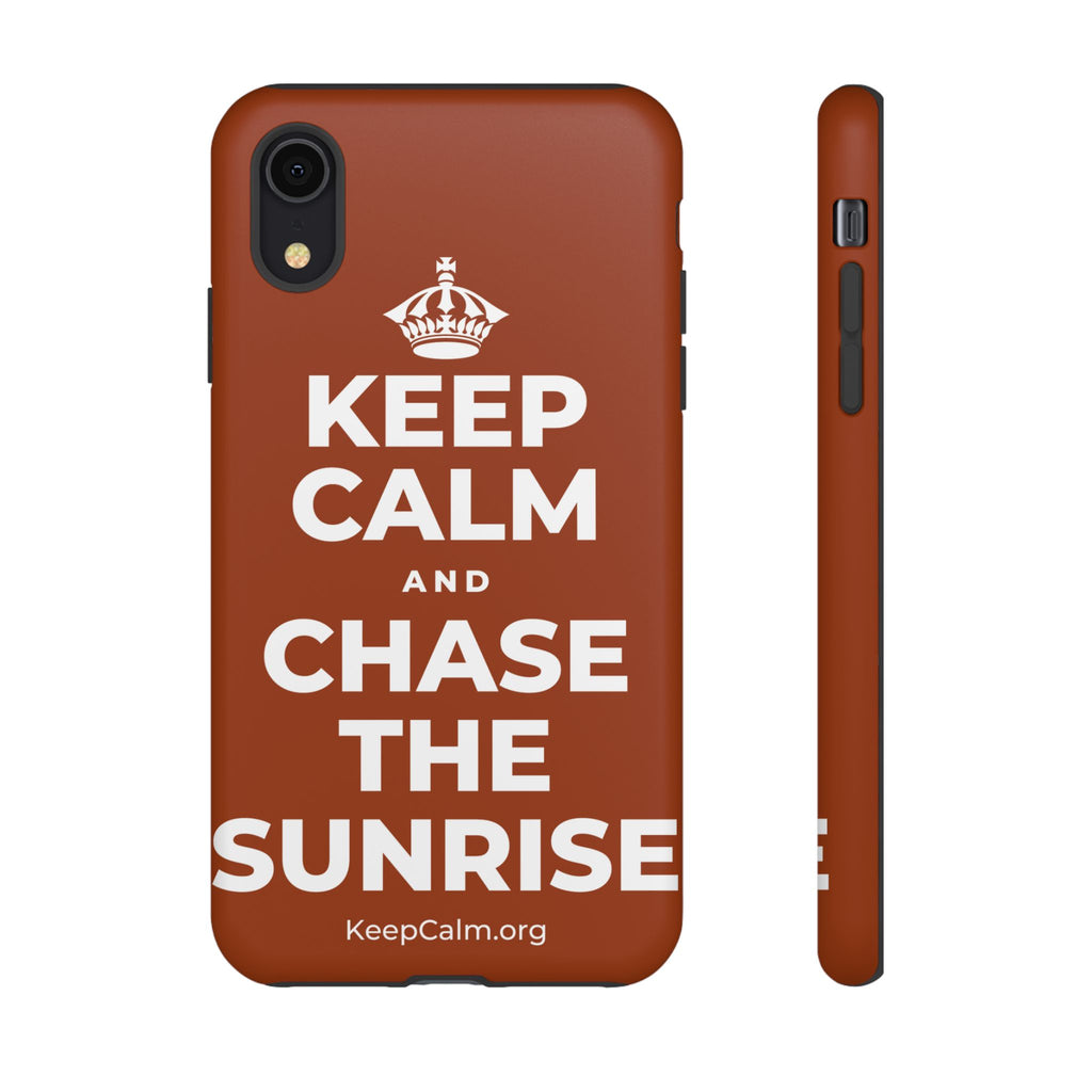 KEEP CALM AND CHASE THE SUNRISE Phone Case