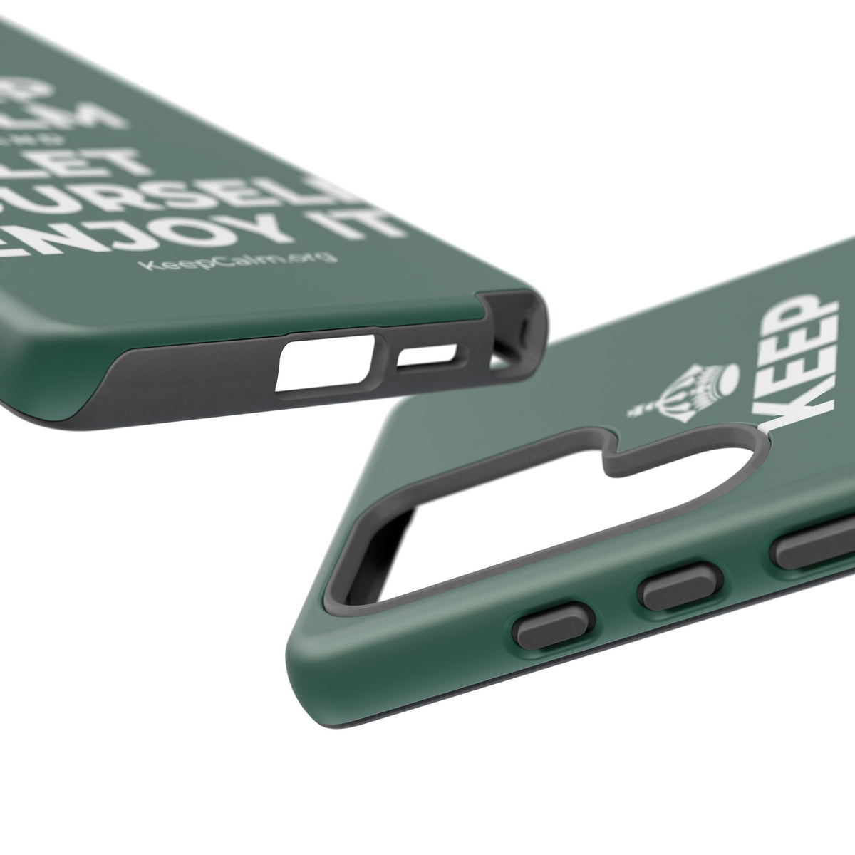 KEEP CALM AND LET YOURSELF ENJOY IT Phone Case