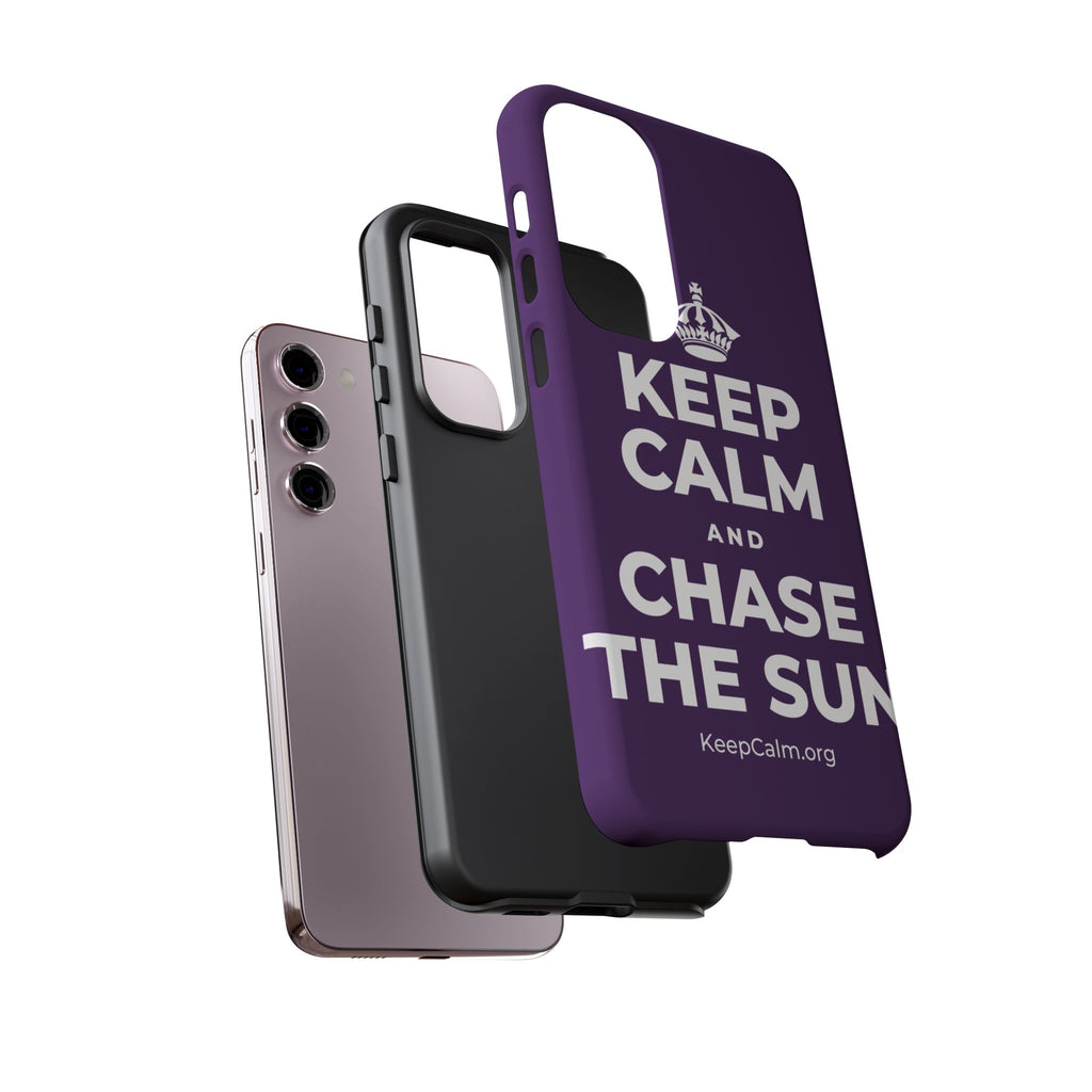 KEEP CALM AND CHASE THE SUN Phone Case
