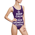 KEEP CALM AND TAKE MONDAY SLOW One-Piece Swimsuit