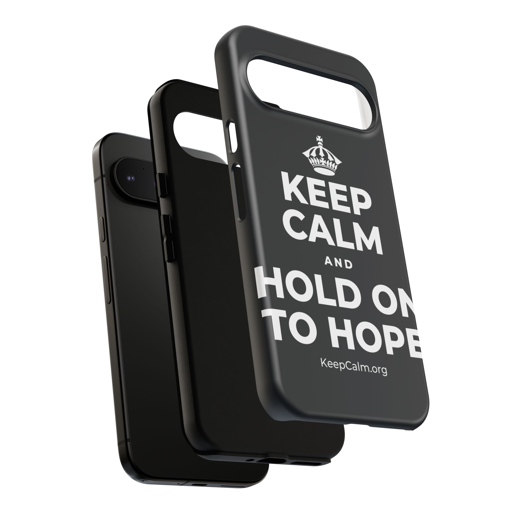 KEEP CALM AND HOLD ON TO HOPE Phone Case (Dark)