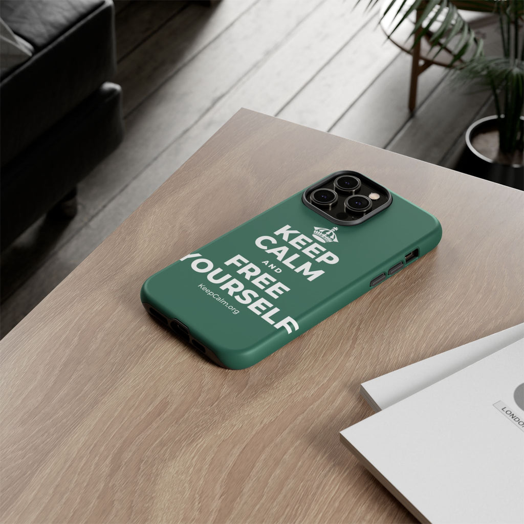KEEP CALM AND FREE YOURSELF Phone Case