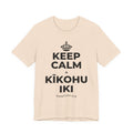 KEEP CALM A KĪKOHU IKI T-Shirt (Soft Cream–Heather Mauve)
