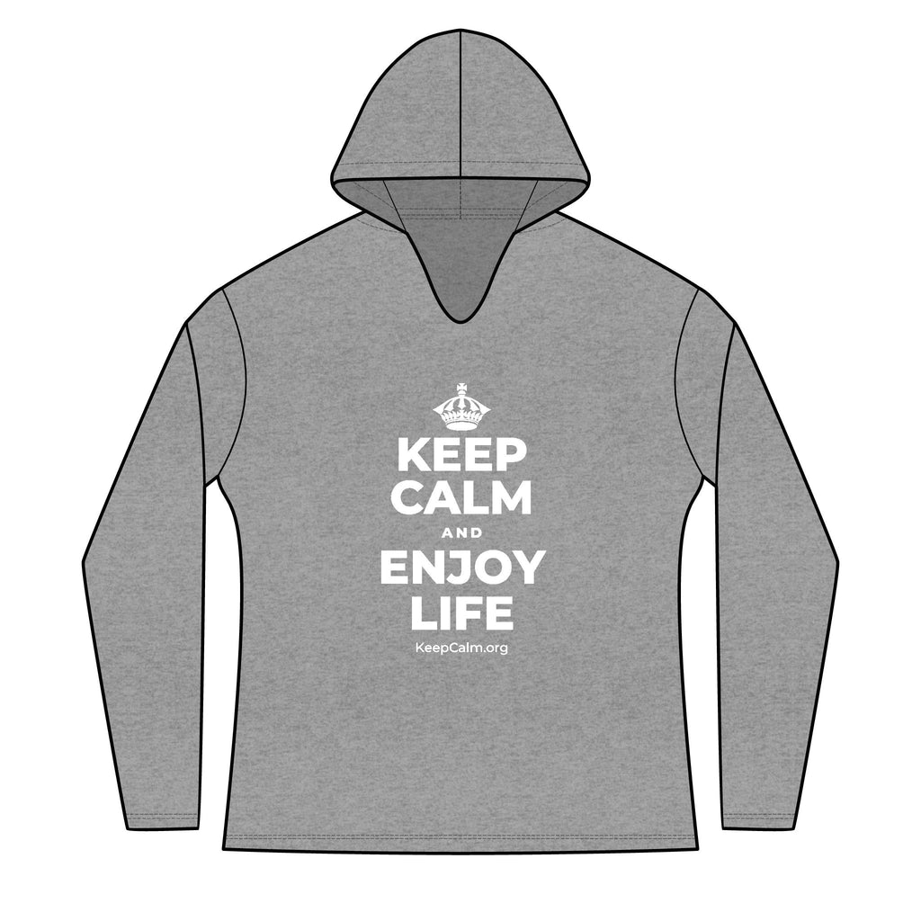 KEEP CALM AND ENJOY LIFE Women's Long Sleeve Hoodie