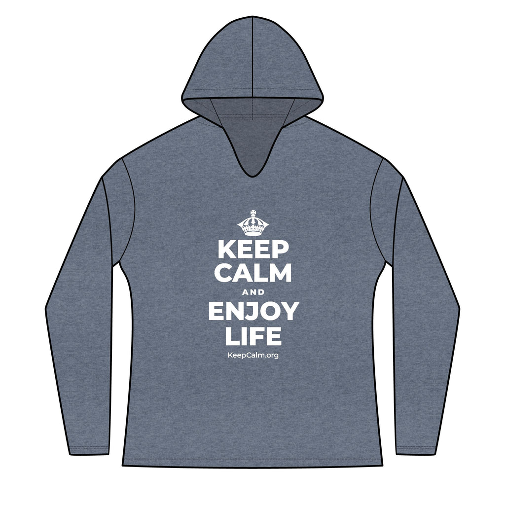 KEEP CALM AND ENJOY LIFE Women's Long Sleeve Hoodie