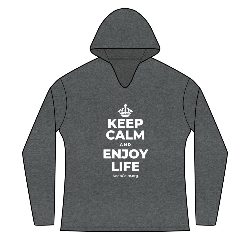 KEEP CALM AND ENJOY LIFE Women's Long Sleeve Hoodie