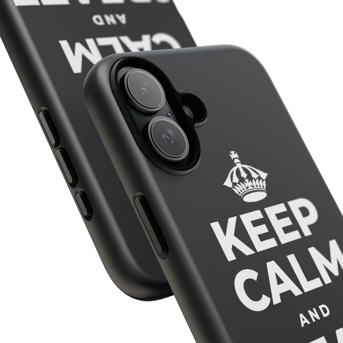 KEEP CALM AND CREATE MORE Phone Case (Dark)