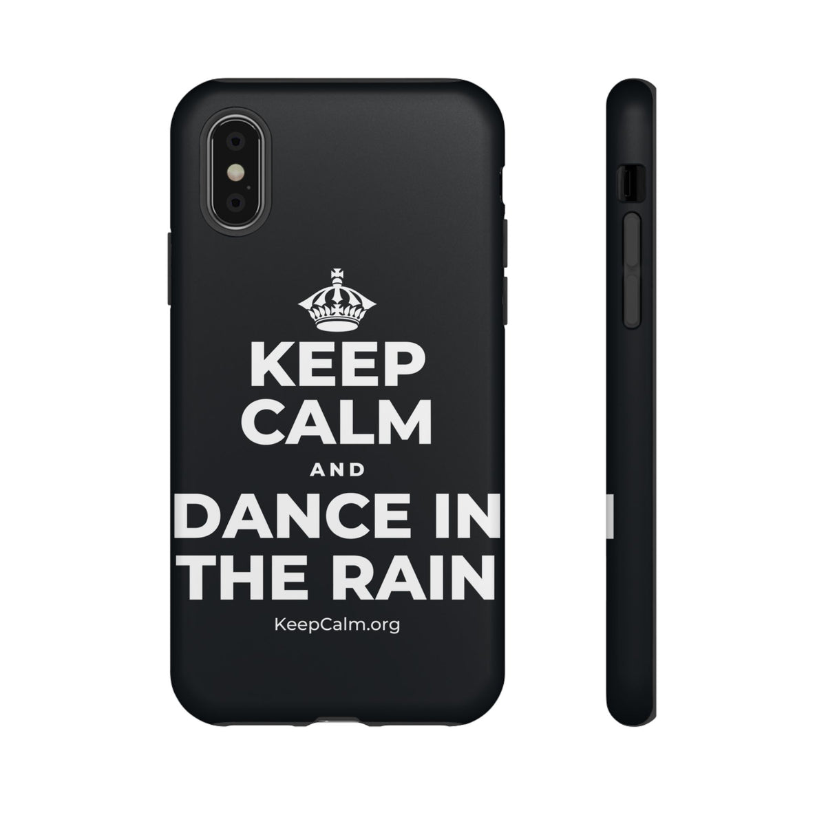 KEEP CALM AND DANCE IN THE RAIN Phone Case (Dark)