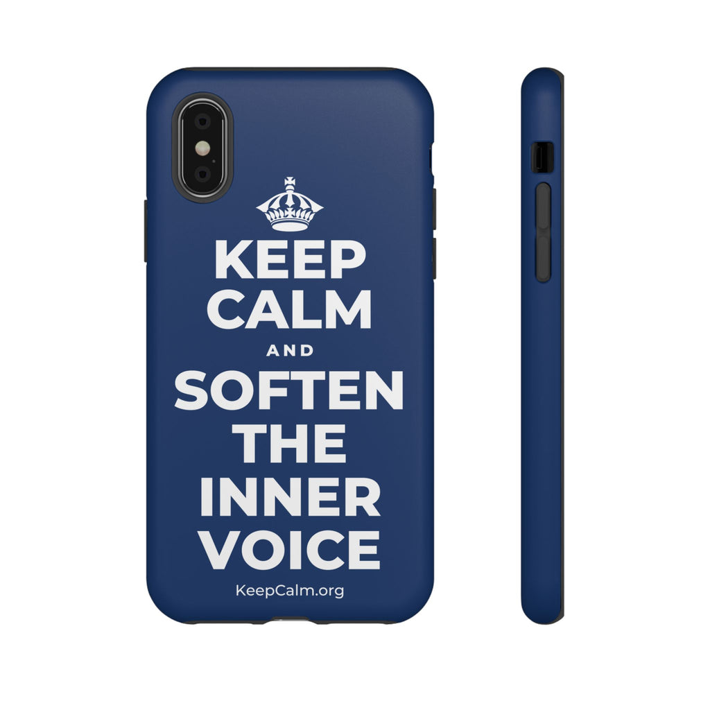 KEEP CALM AND SOFTEN THE INNER VOICE Phone Case