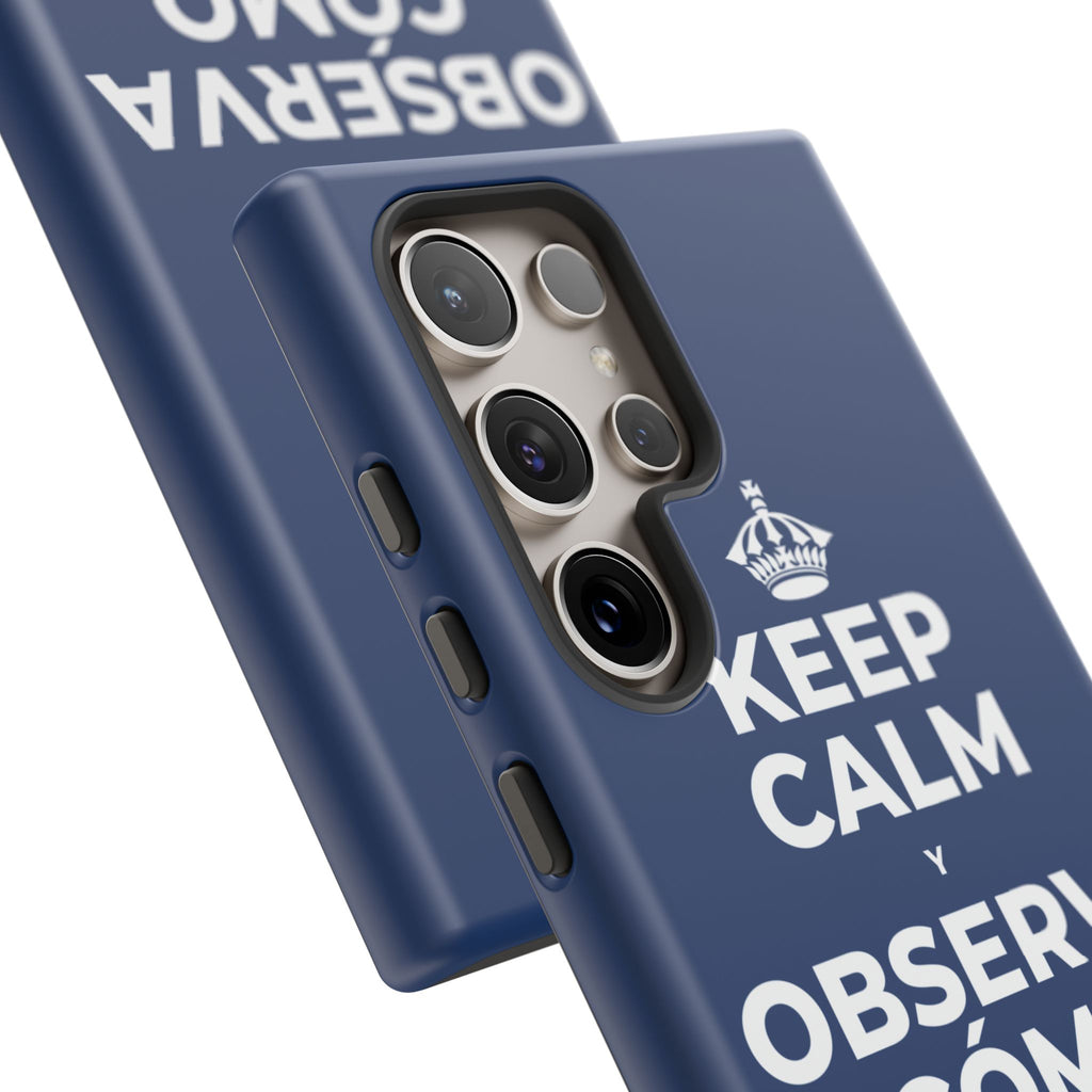 KEEP CALM Y OBSERVA CÓMO TODO FLORECE Phone Case