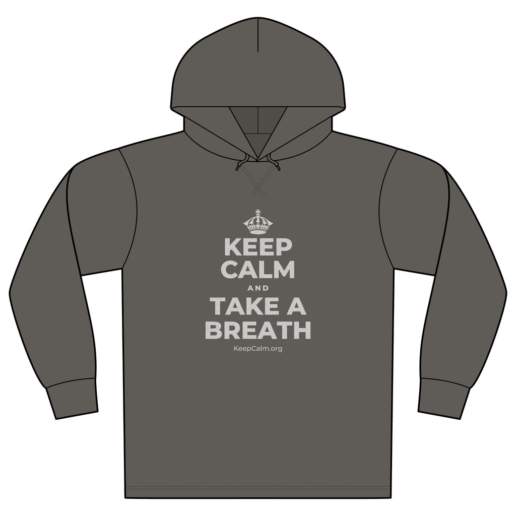KEEP CALM AND TAKE A BREATH Organic Hoodie Tee