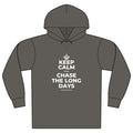KEEP CALM AND CHASE THE LONG DAYS Organic Hoodie Tee