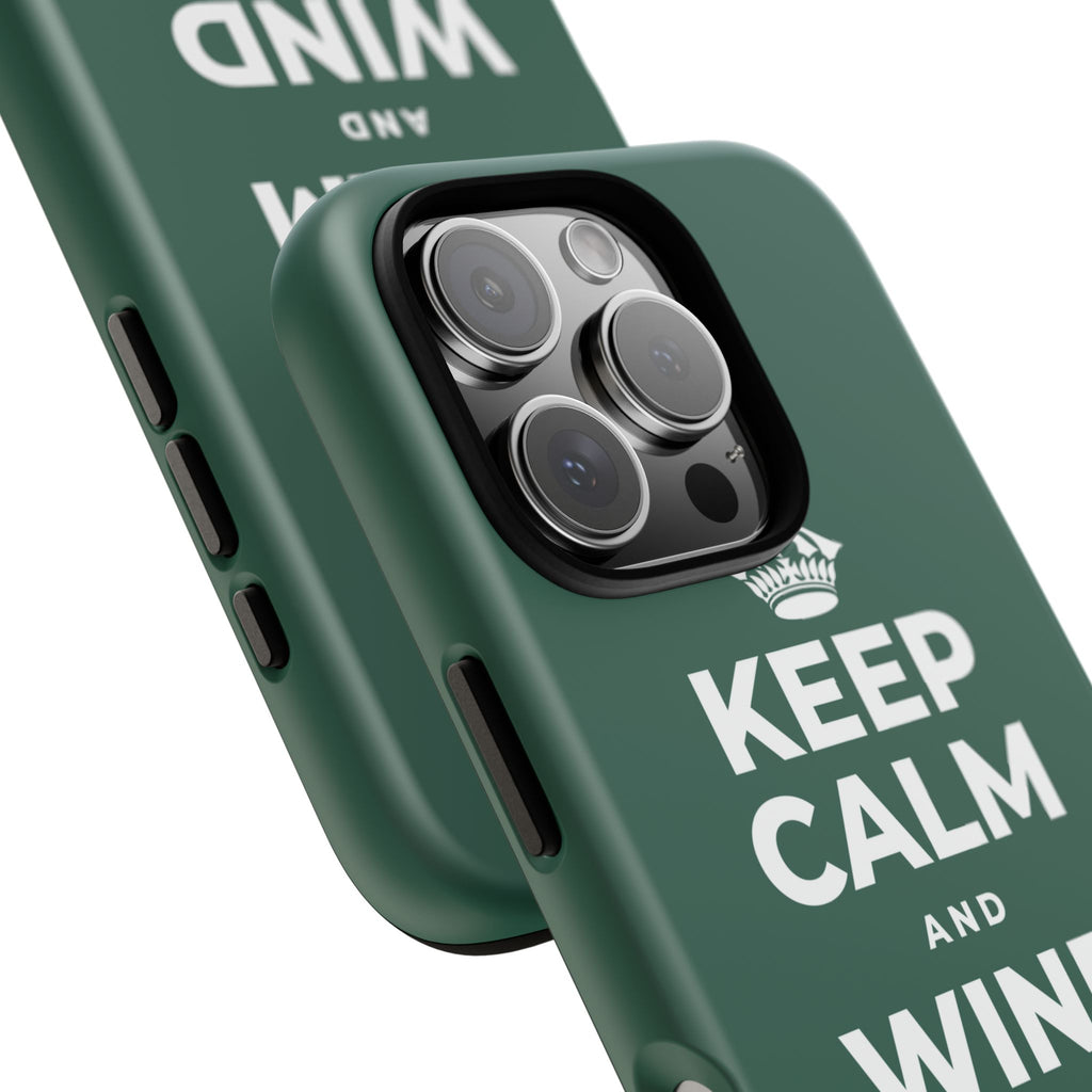 KEEP CALM AND WIND DOWN GENTLY Phone Case