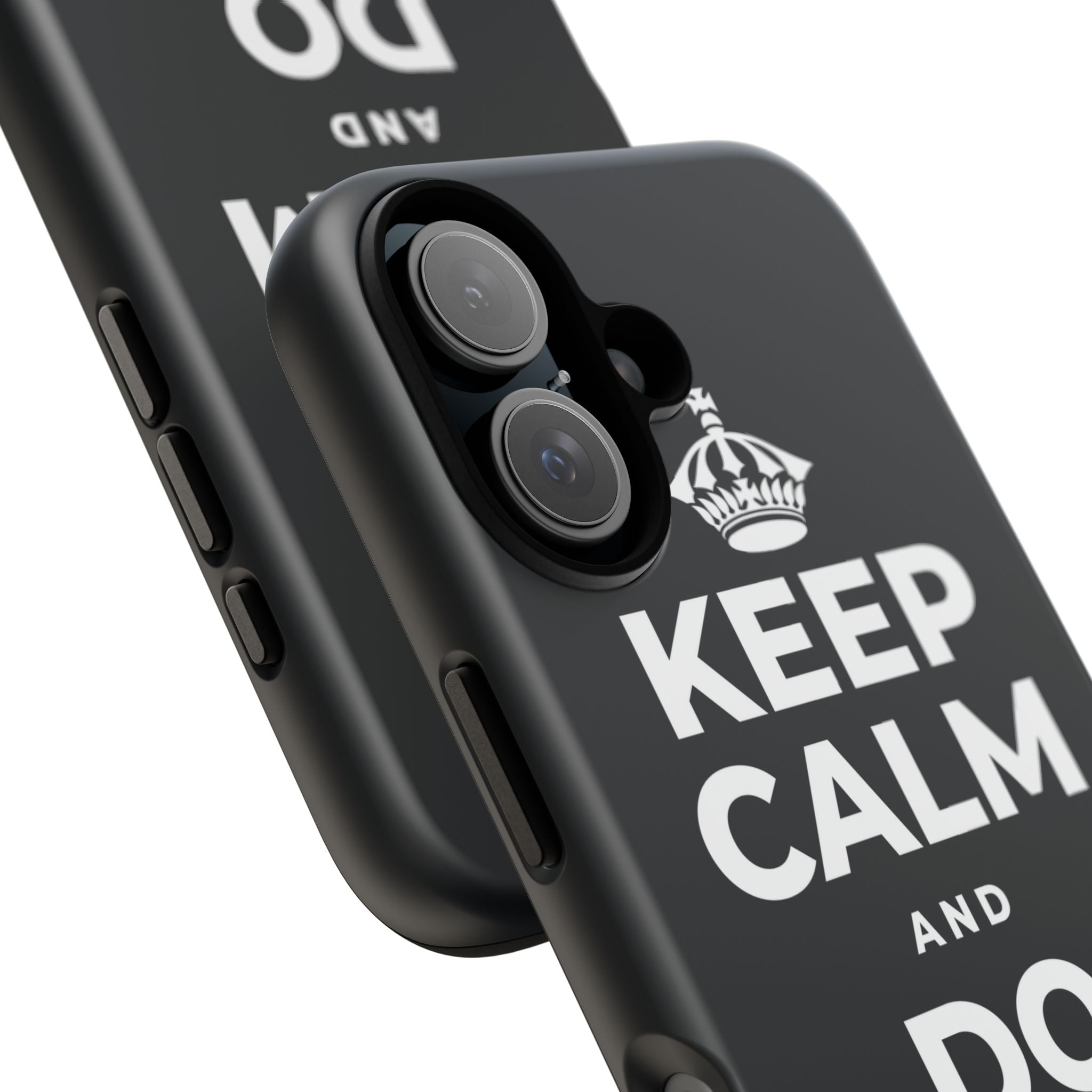 KEEP CALM AND DO LESS, GENTLY Phone Case (Dark)