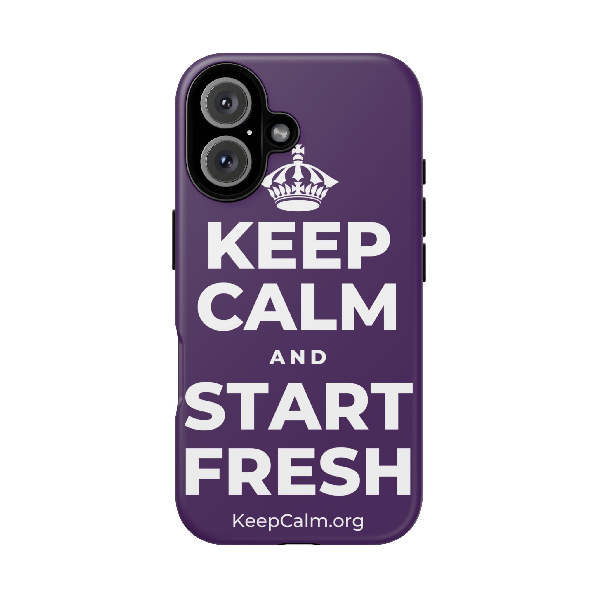 KEEP CALM AND START FRESH Phone Case