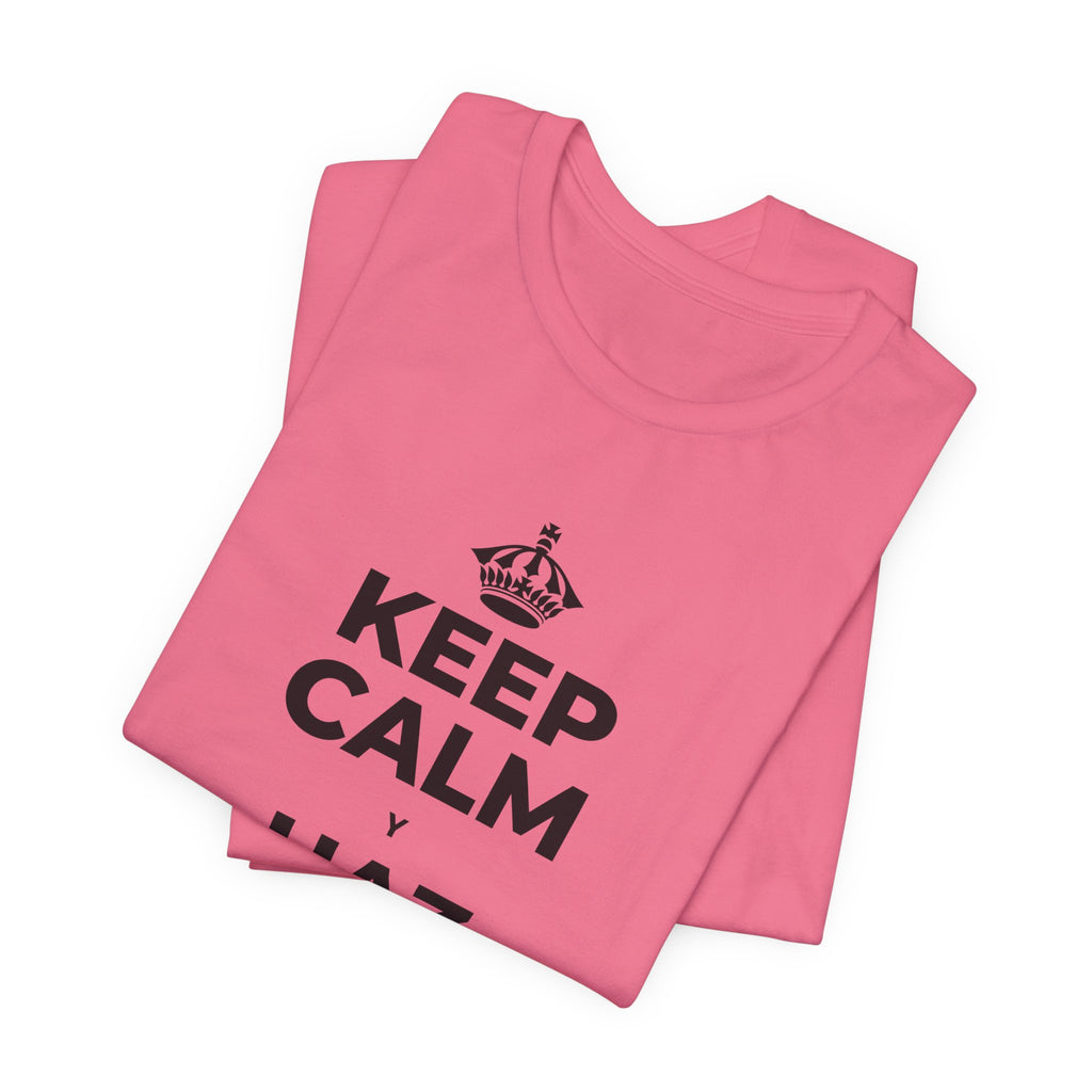 KEEP CALM Y HAZ COSAS DIFÍCILES T-Shirt (Military Green–Autumn)