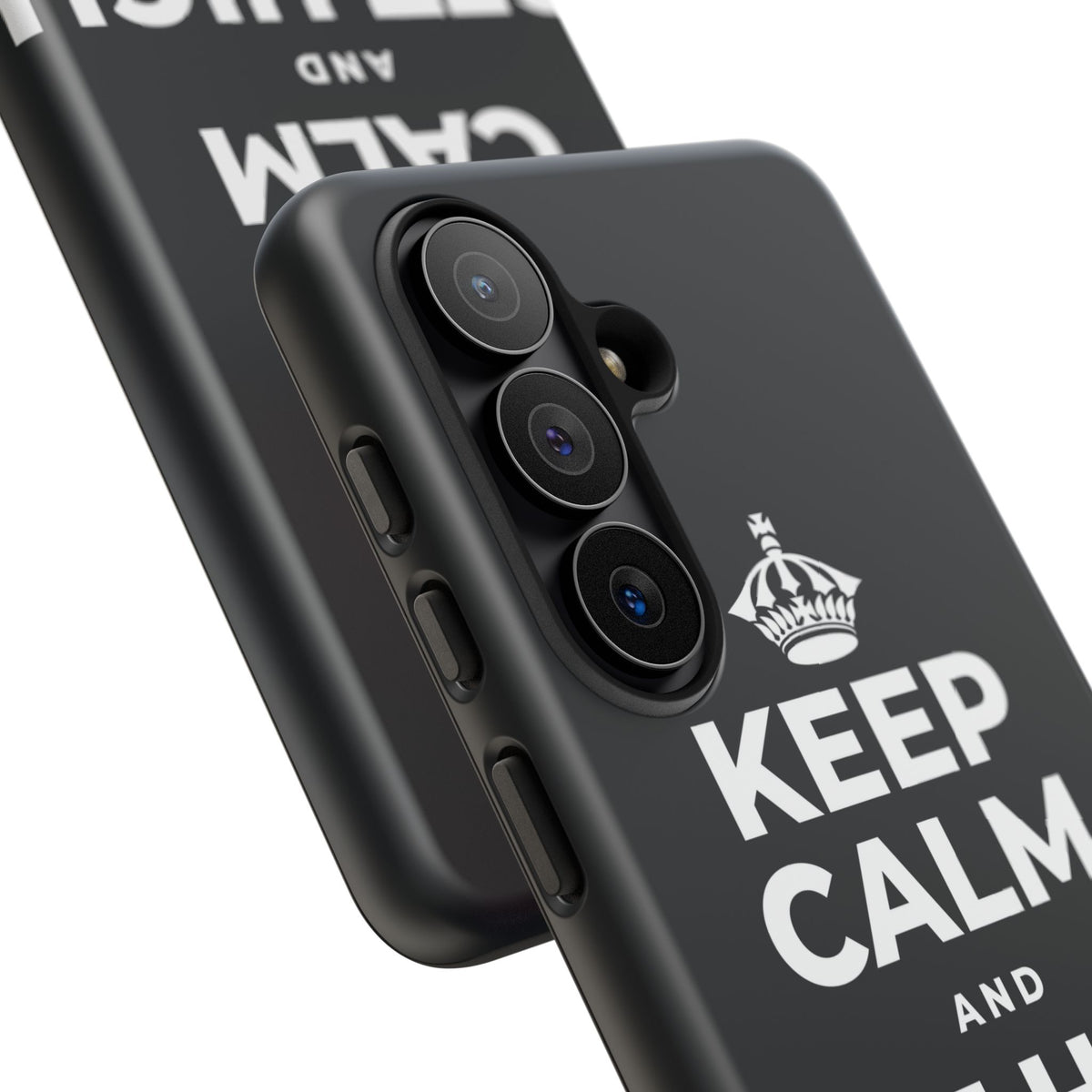 KEEP CALM AND GET HIGH ON LIFE Phone Case (Dark)