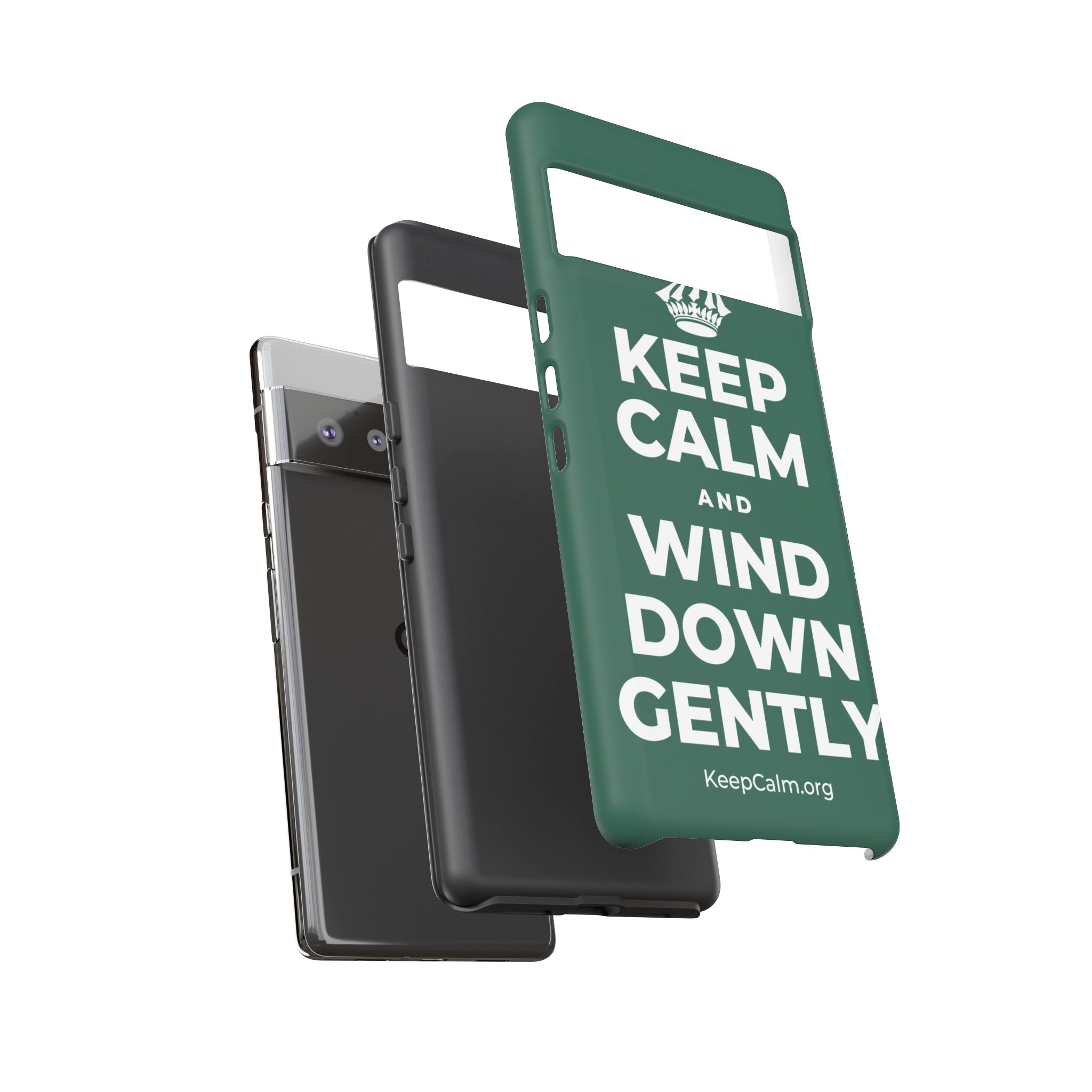 KEEP CALM AND WIND DOWN GENTLY Phone Case