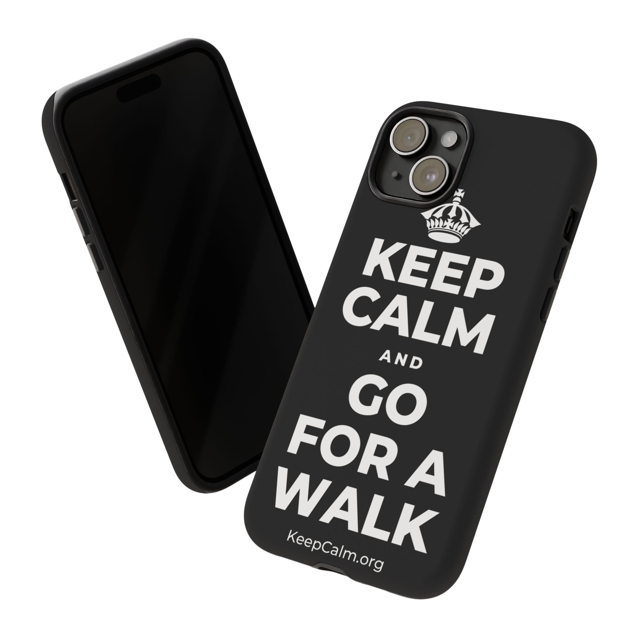KEEP CALM AND GO FOR A WALK Phone Case