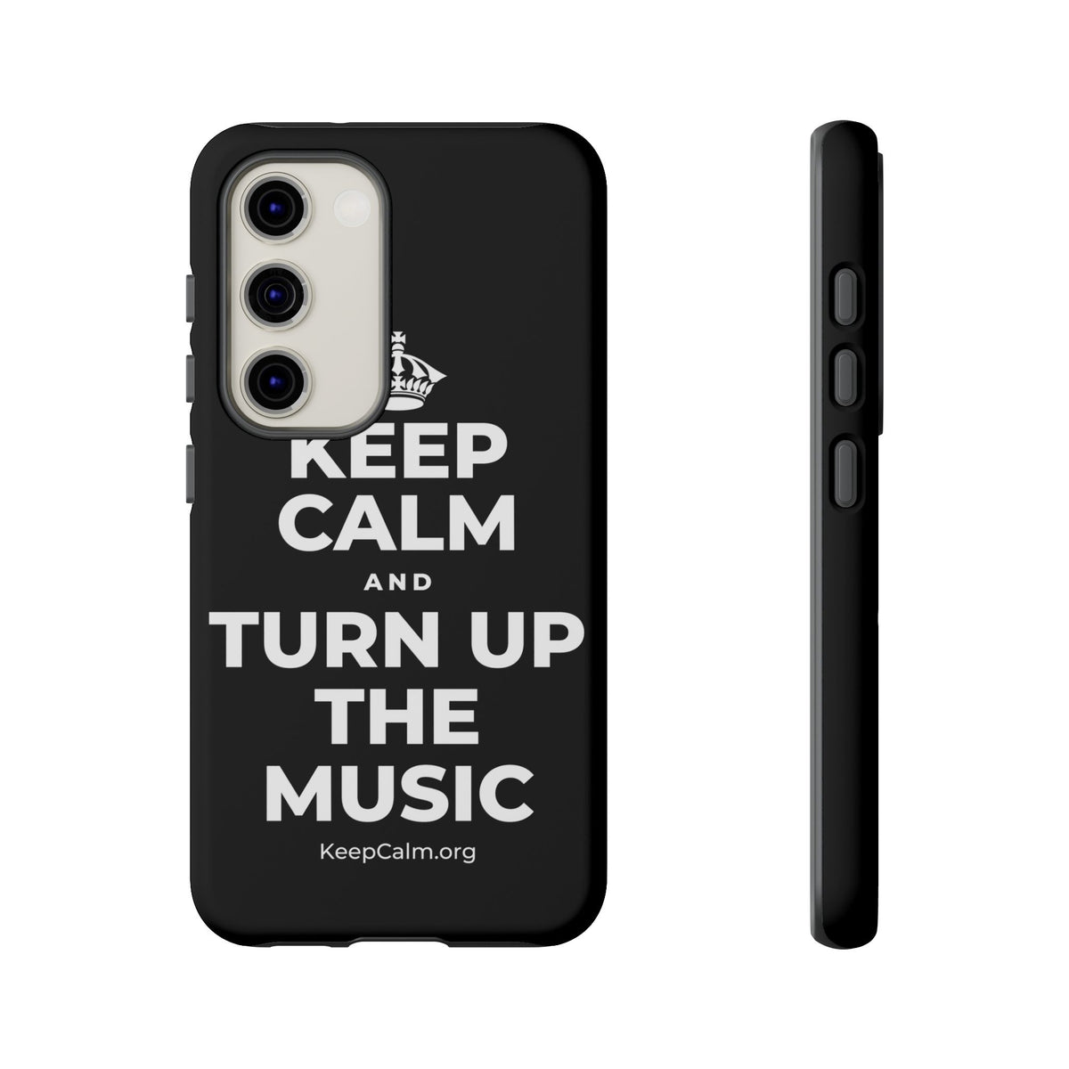 KEEP CALM AND TURN UP THE MUSIC Phone Case