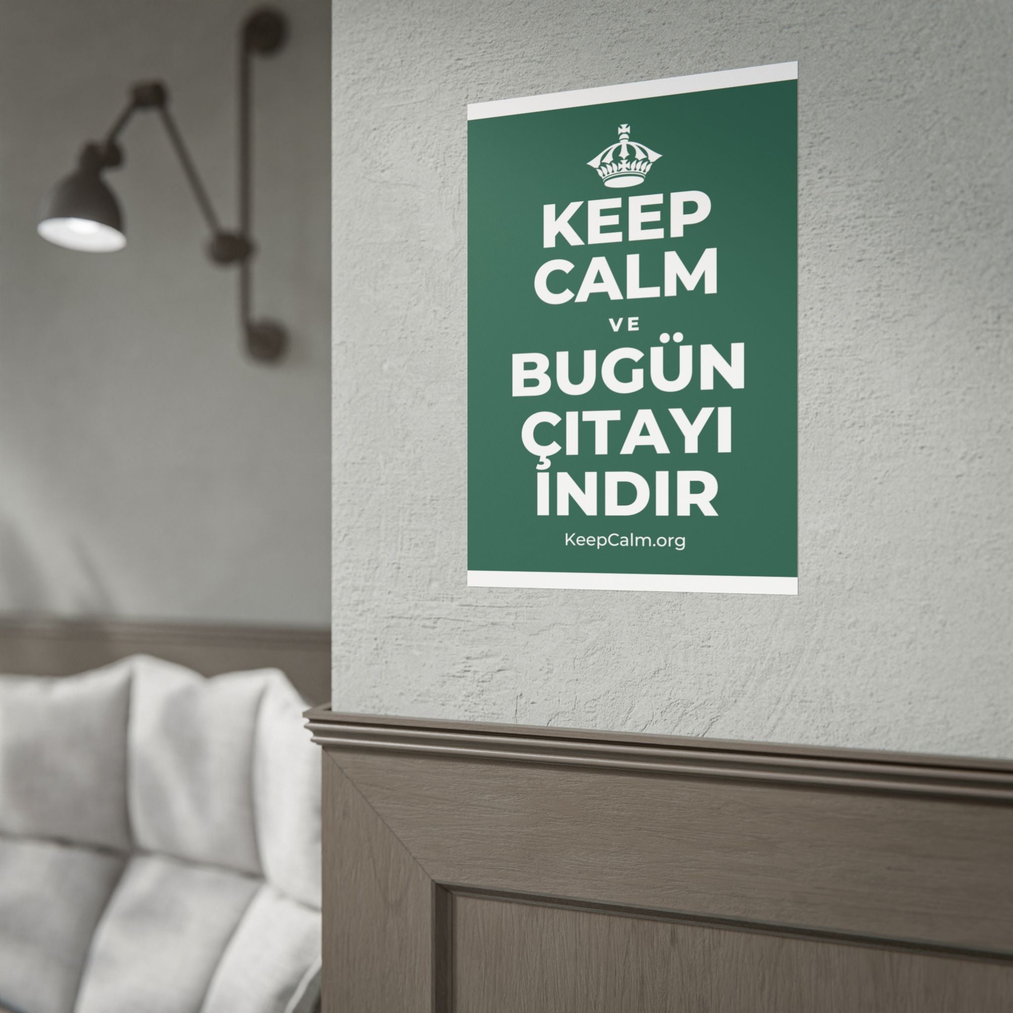 KEEP CALM VE BUGÜN ÇITAYI INDIR Poster