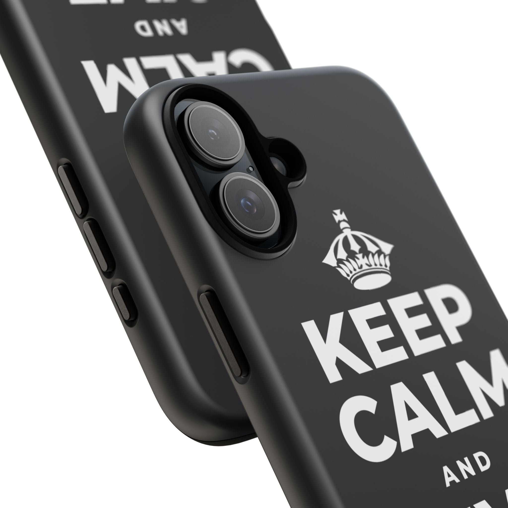 KEEP CALM AND GIVE THANKS Phone Case (Dark)