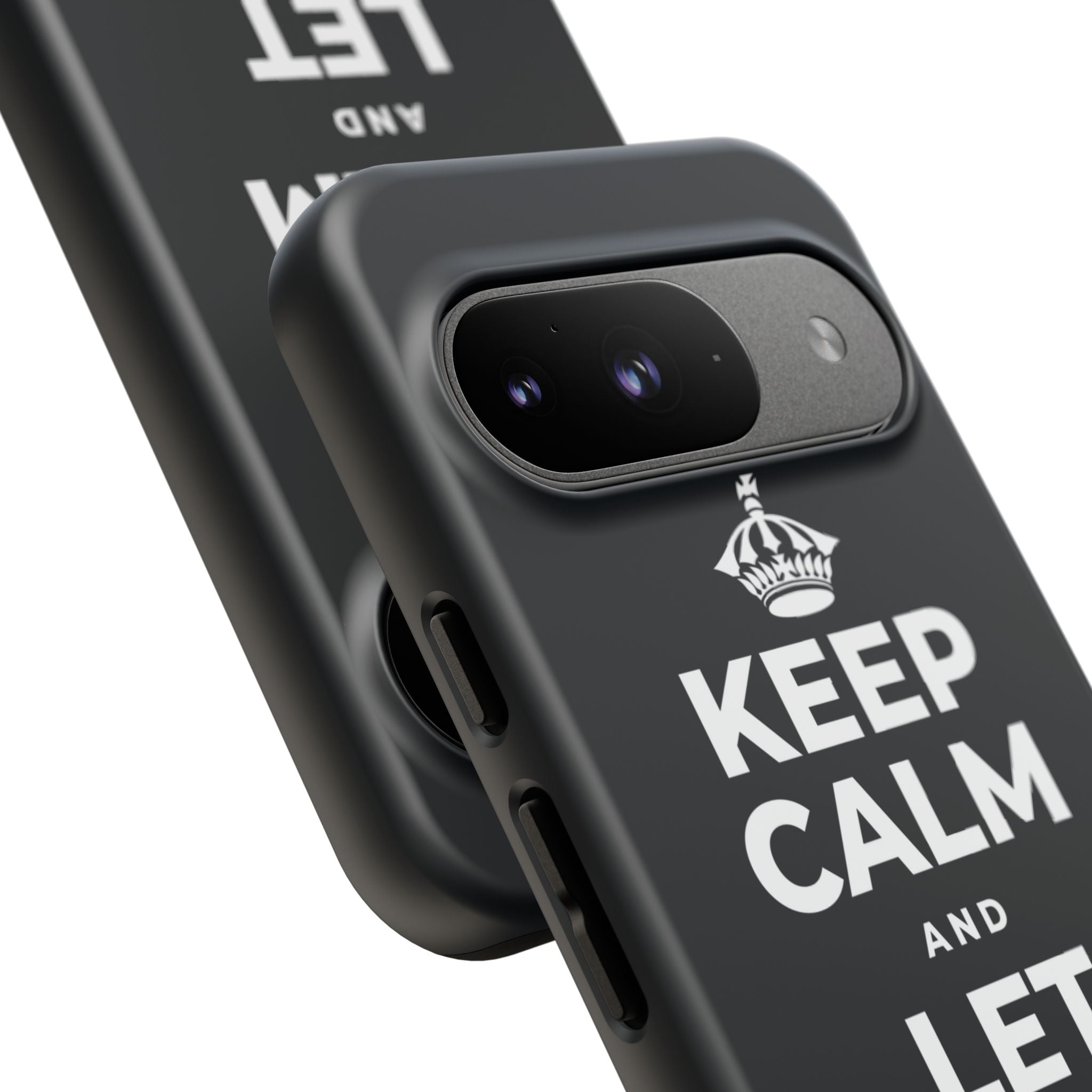 KEEP CALM AND LET YOURSELF ENJOY IT Phone Case (Dark)