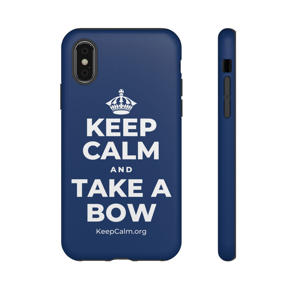 KEEP CALM AND TAKE A BOW Phone Case