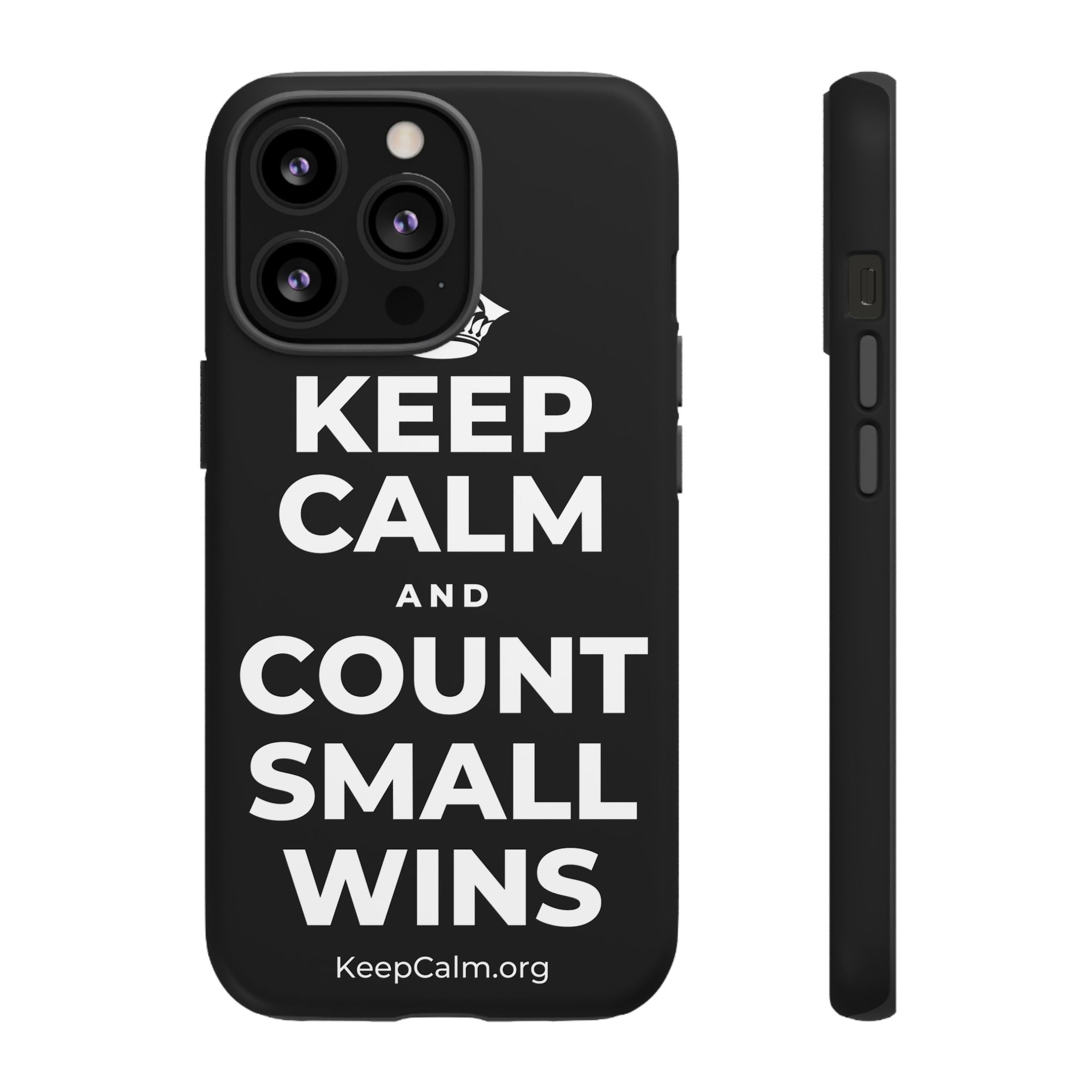 KEEP CALM AND COUNT SMALL WINS Phone Case