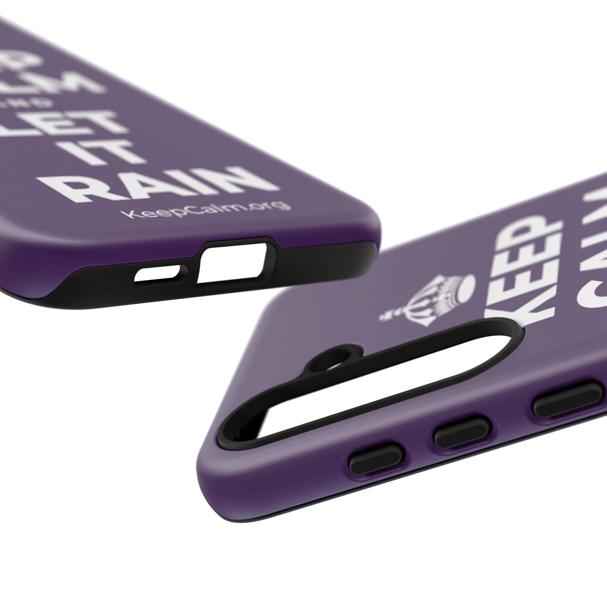 KEEP CALM AND LET IT RAIN Phone Case