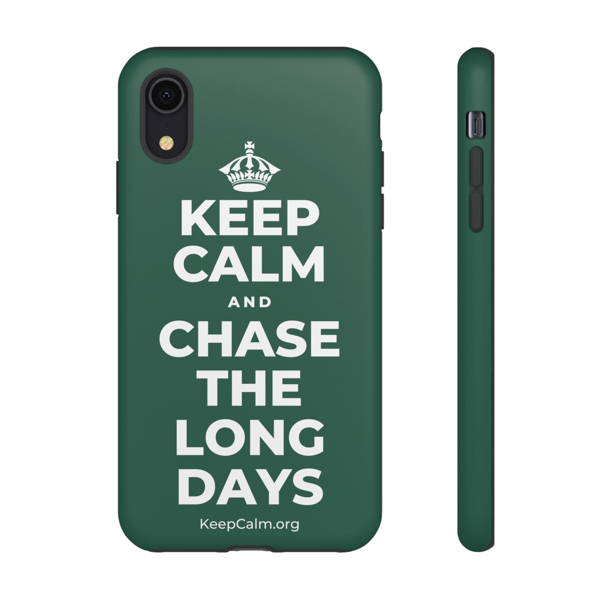 KEEP CALM AND CHASE THE LONG DAYS Phone Case