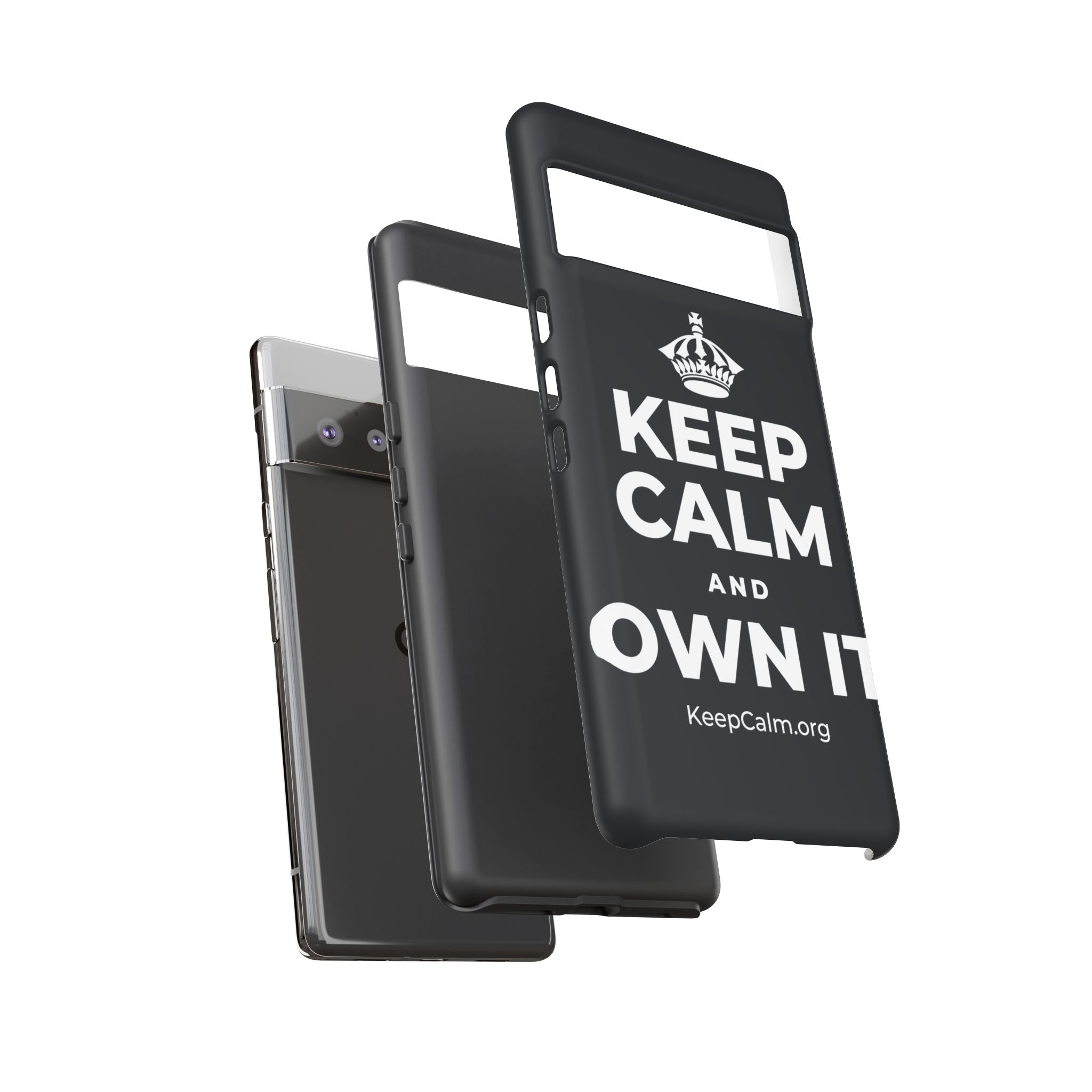 KEEP CALM AND OWN IT Phone Case (Dark)