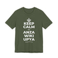 KEEP CALM NA ANZA WIKI UPYA T-Shirt (Military Green–Autumn)