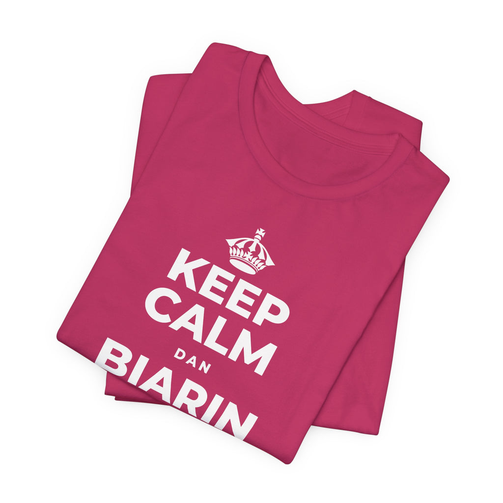 KEEP CALM DAN BIARIN PERASAAN ITU MASUK T-Shirt (Baby Blue–Silver)