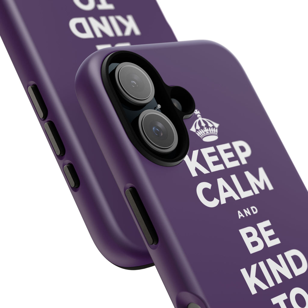 KEEP CALM AND BE KIND TO THE NEW KID Phone Case