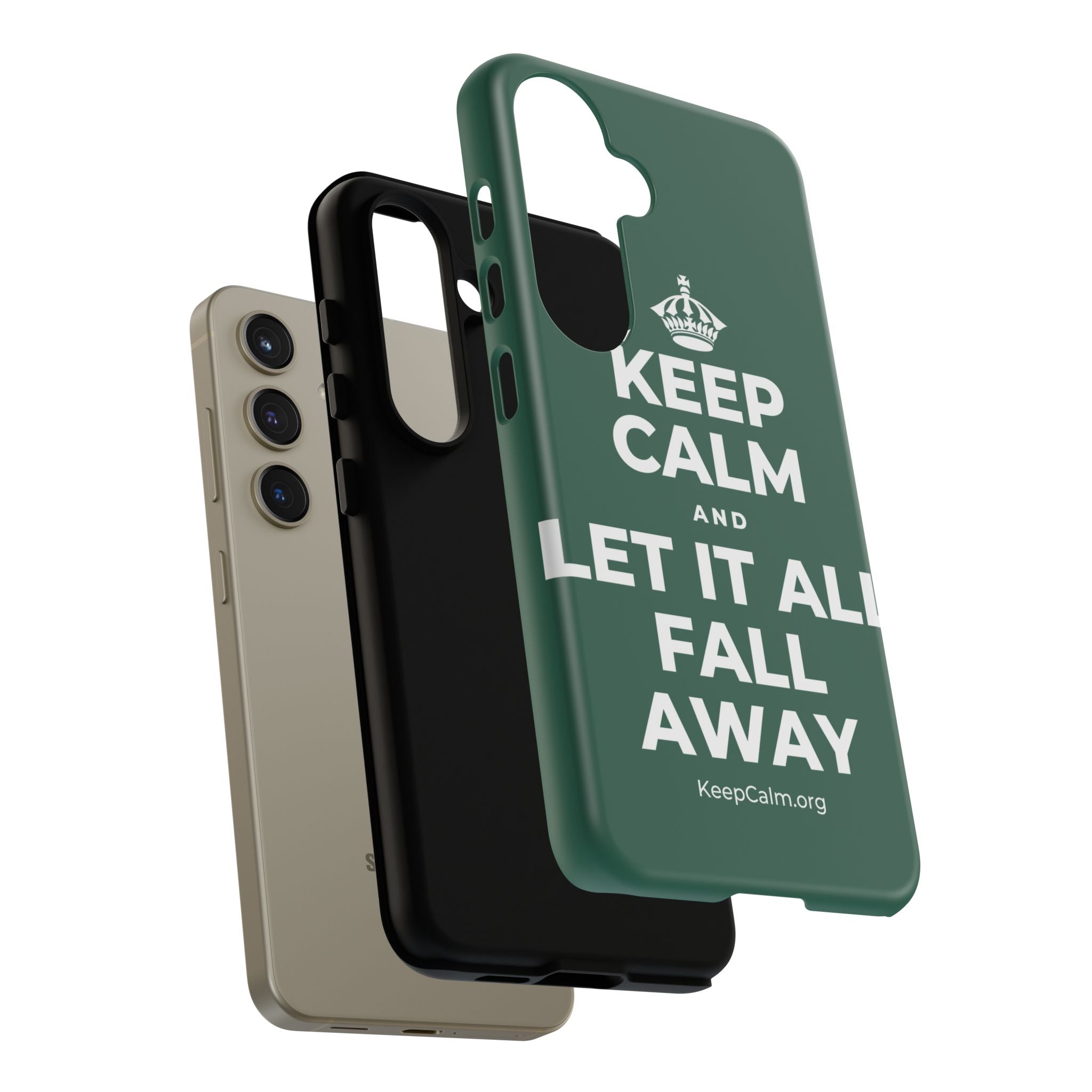 KEEP CALM AND LET IT ALL FALL AWAY Phone Case