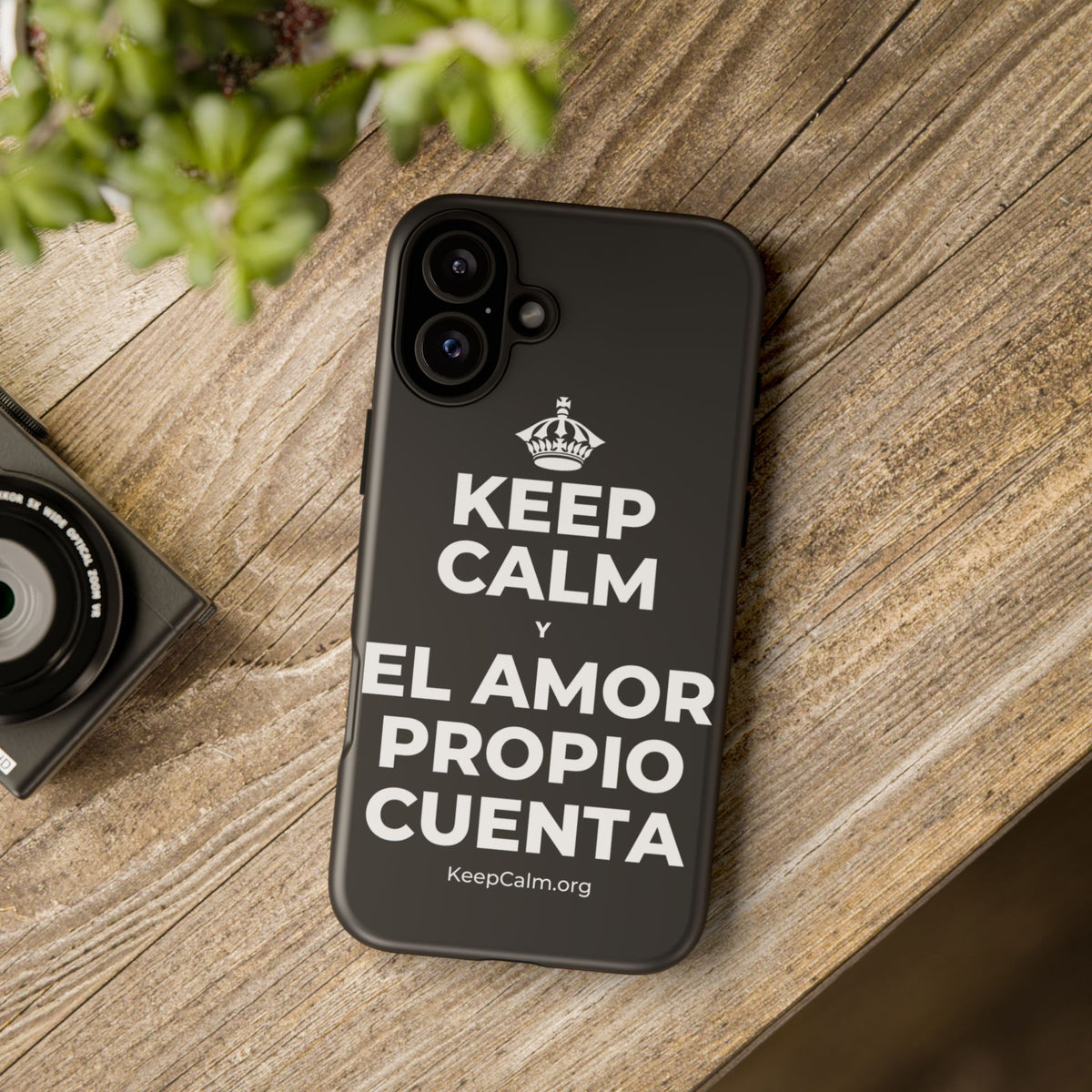 KEEP CALM Y EL AMOR PROPIO CUENTA Phone Case