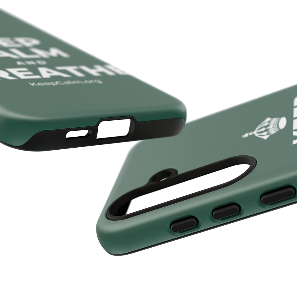 KEEP CALM AND BREATHE Phone Case